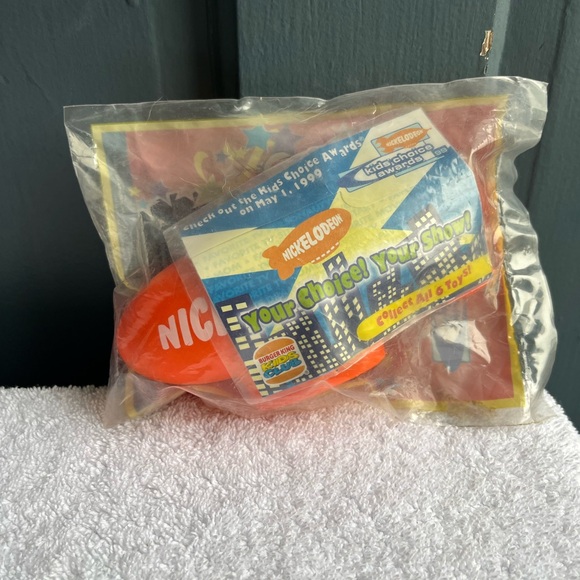 1999 Burger King Kids Meal Nickelodeon Kids' Choice Awards Blimp Toy - Picture 5 of 6